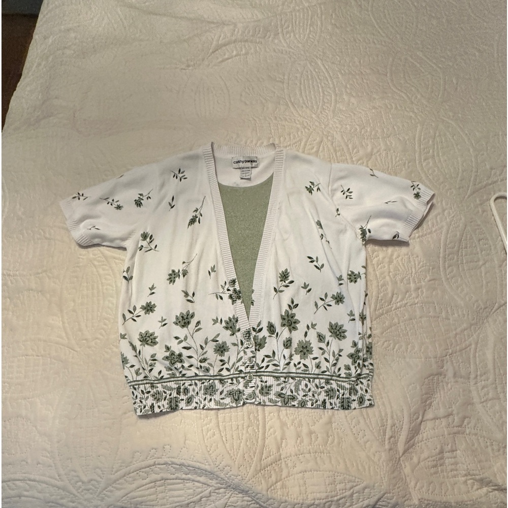 Cathy Daniels cotton sweater top